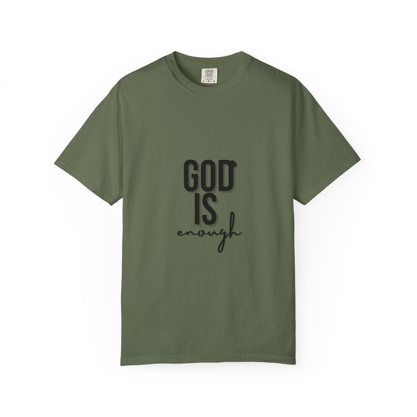 God is Enough Faith-Inspired Unisex T-Shirt - "God Is Enough" - Casual Wear, Gift for Believers, Spiritual Reminder, Christian Apparel
