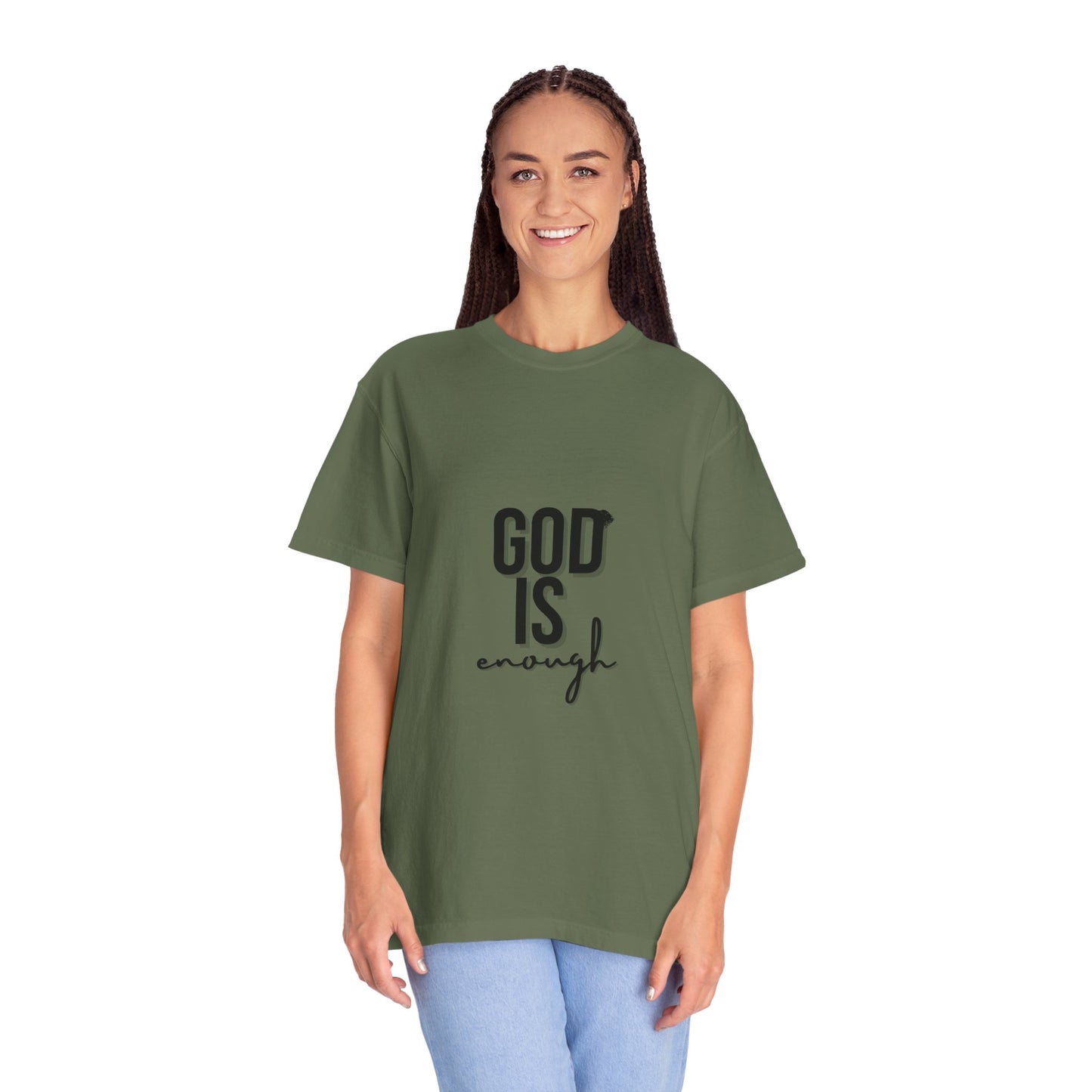 God is Enough Faith-Inspired Unisex T-Shirt - "God Is Enough" - Casual Wear, Gift for Believers, Spiritual Reminder, Christian Apparel