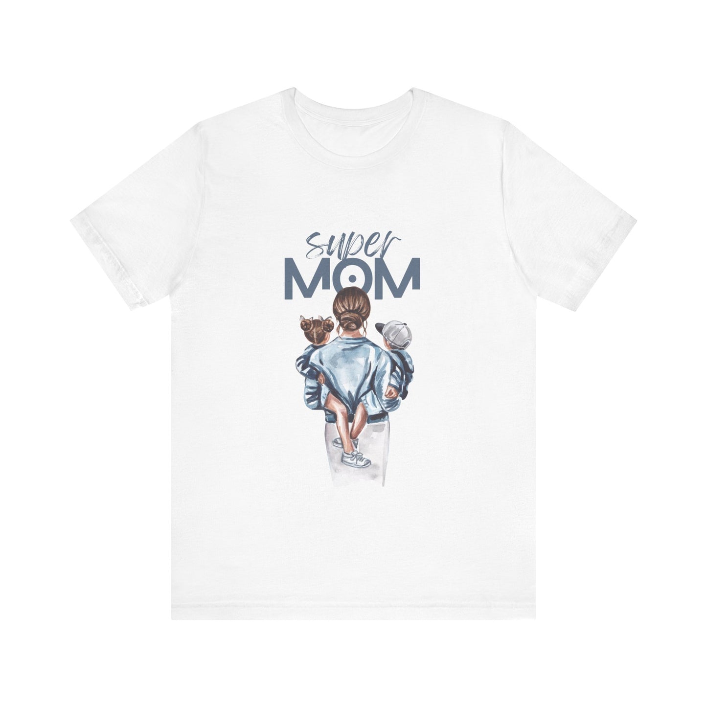 Super Mom Jersey, Mother's Day  Short Sleeve T-shirt Sizes Small to 3XL